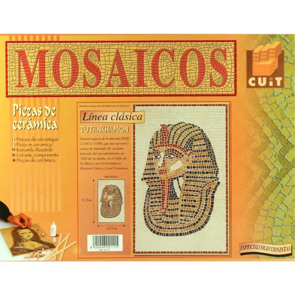 Tutankamon 27x34 Cm. Mozaik Taş Puzzle, Domenech 2111 - Görsel 2