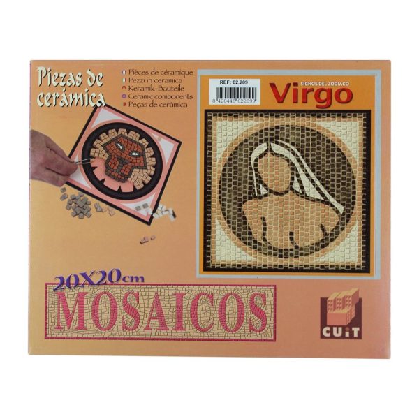 Başak Burcu Simgesi 20x20 Cm. Mozaik Taş Puzzle, Domenech 2209 - Görsel 2