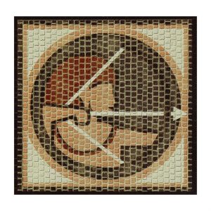 Yay Burcu Simgesi 20x20 Cm. Mozaik Taş Puzzle, Domenech 2212
