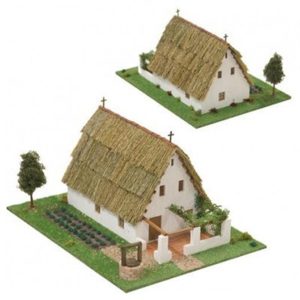 Valencia Tipik Barakası 22x12x10 Cm. Taş Maketi, Domenech 3508