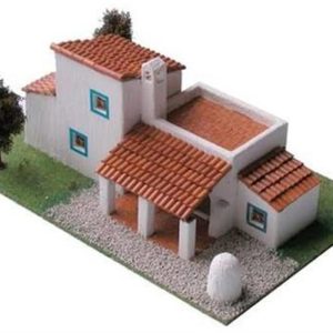 İbiza Tipik Kırsal Evi 22x12x10 Cm. Taş Maketi, Domenech 3509