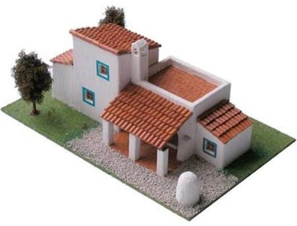 İbiza Tipik Kırsal Evi 22x12x10 Cm. Taş Maketi, Domenech 3509