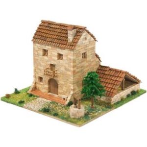 Kırsal Ev Tip.1 1/87 22x26x14 Cm. Taş Maketi, Domenech 3511