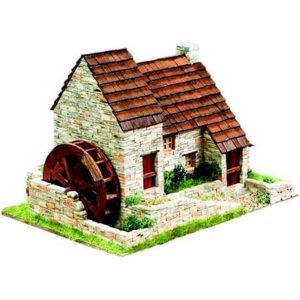 Eski İngiliz Kır Evi Tip.1 20x15x13 Cm. Taş Maketi, Domenech 3521