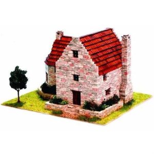 Eski İngiliz Kır Evi Tip.2 20x23x14 Cm. Taş Maketi, Domenech 3522