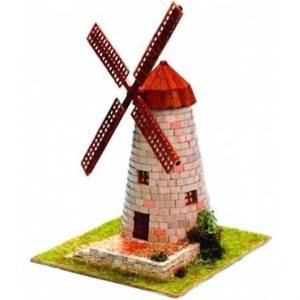 Ermita Molino Değirmeni 15x15x17 Cm. Taş Maketi, Domenech 3524
