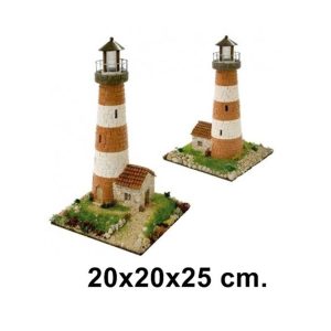 Faro Deniz Feneri 20x20x25 Cm. Taş Maketi, Domenech 3526