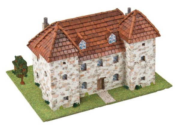 Fransız Auvergne Evi 36x28x6 Cm. Taş Maketi, Domenech 3528