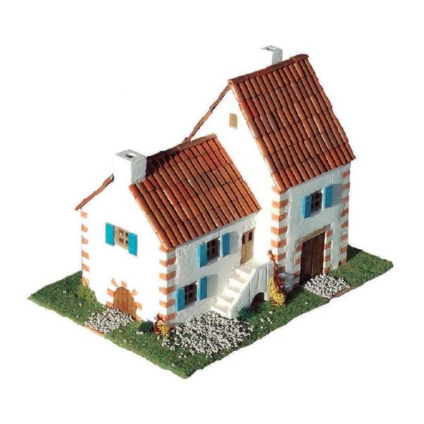 Çek Tipik Kırsal Evi 36x28x8 Cm. Taş Maketi, Domenech 3529