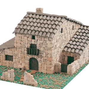 El Caserio Tipik Kırsal Evi 36x28x8 Cm. Taş Maketi, Domenech 3603