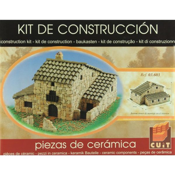 El Caserio Tipik Kırsal Evi 36x28x8 Cm. Taş Maketi, Domenech 3603 - Görsel 2