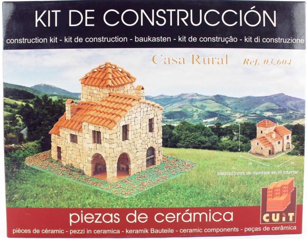 Serranos Tipik Kırsal Evi 22x18x20 Cm.Taş Maketi, Domenech 3604 - Görsel 3