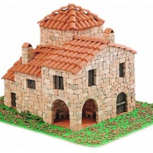 Serranos Tipik Kırsal Evi 22x18x20 Cm.Taş Maketi, Domenech 3604
