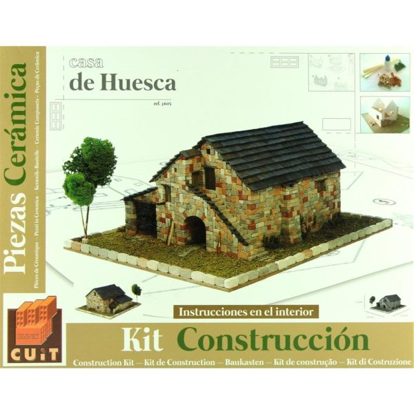 Huesca Tipik Kırsal Evi 36x28x8 Cm. Taş Maketi, Domenech 3605 - Görsel 2