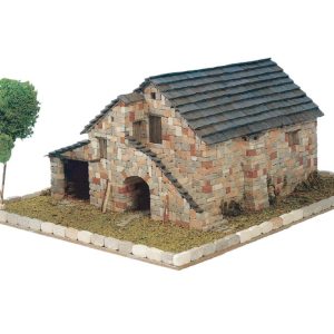 Huesca Tipik Kırsal Evi 36x28x8 Cm. Taş Maketi, Domenech 3605