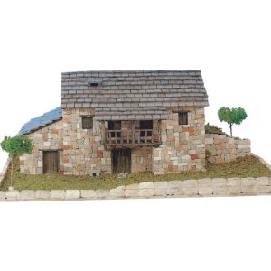 Leon Tipik Kırsal Evi 33x26x14 Cm. Taş Maketi, Domenech 3606