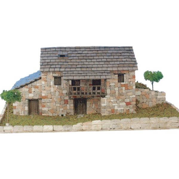 Leon Tipik Kırsal Evi 33x26x14 Cm. Taş Maketi, Domenech 3606