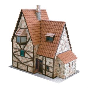 Alpler Dağ Evi 36x28x8 Cm. Taş Maketi, Domenech 3607
