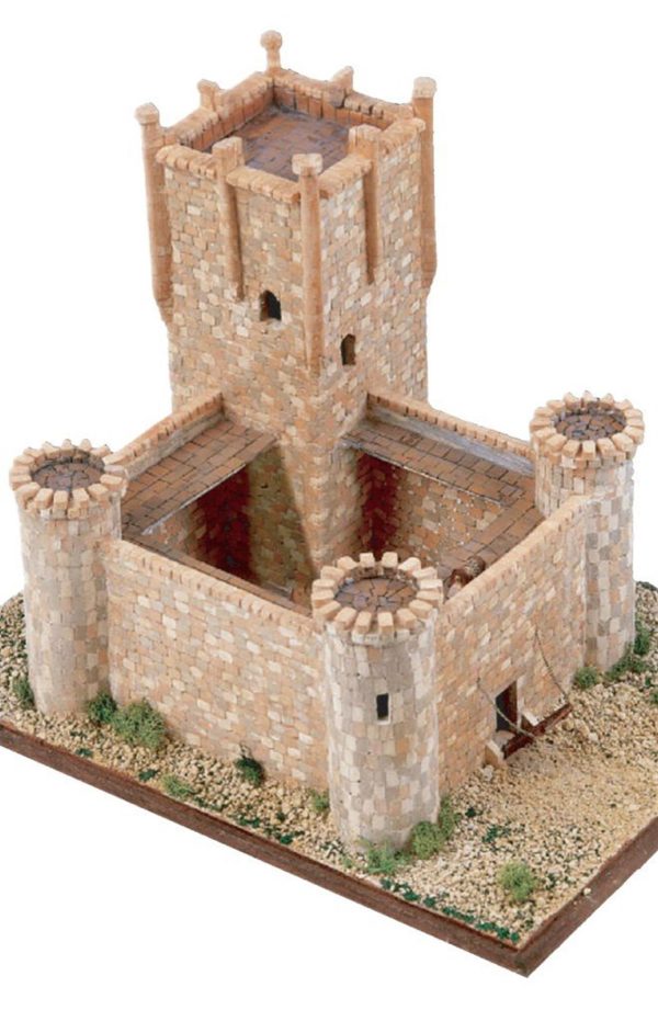 İspanya Torreloboton Kalesi 36x28x8 Cm. Taş Maketi, Domenech 3641
