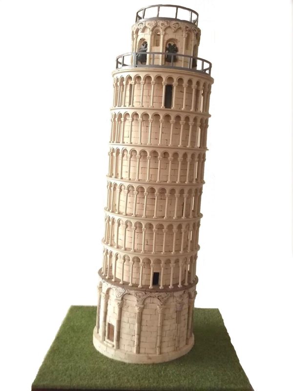 İtalya Pisa Kulesi 36x28x8 Cm. Taş Maketi, Domenech 3653