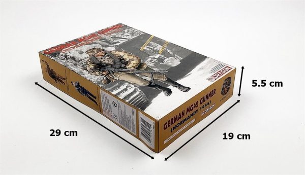 1/16 Alman MG42 Silahlı (Normandy 1944) Asker Figür Maketi, Dragon 1611 - Görsel 5
