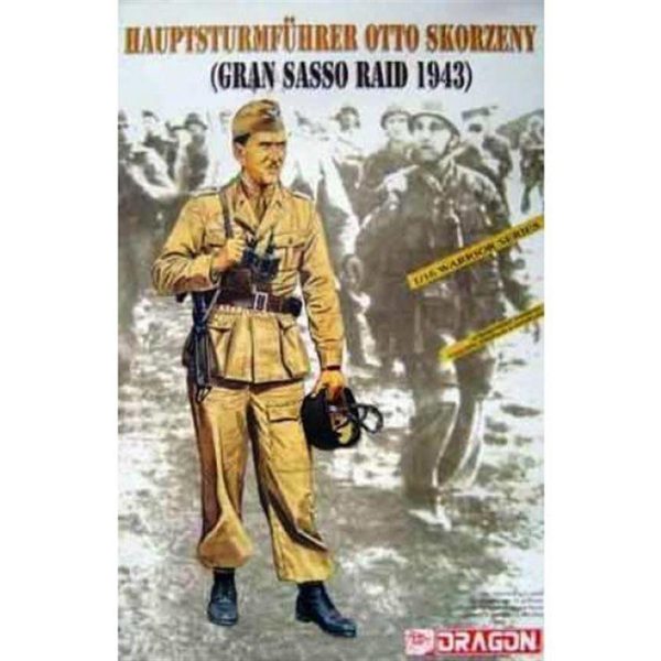 1/16 SS-Hauptsturmführer Otto Skorzeny (Gran Sasso Baskını 1943) Asker Figür Maketi, Dragon 1621