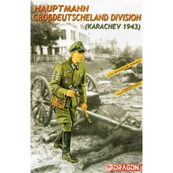 1/16 Hauptmann GD Tümeni (Karaçev 1943) Asker Figür Maketi, Dragon 1627