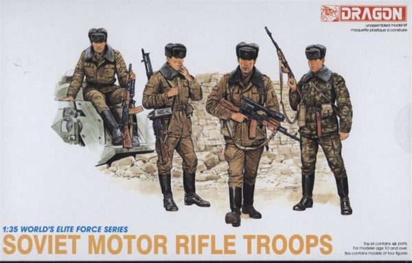 1/35 Sovyet Motorize Piyade Birlikleri Asker Figür Maketi, Dragon 3008