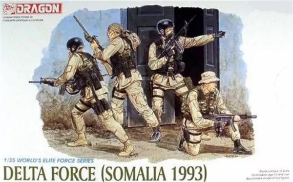 1/35 Delta Force (Somali 1993) Asker Figür Maketi, Dragon 3022