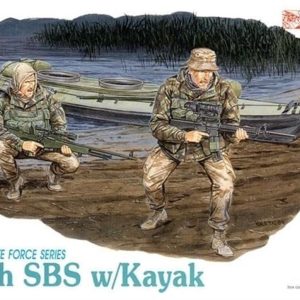 1/35 Modern İngiliz SBS Kayıklı Asker Figür Maketi, Dragon 3023