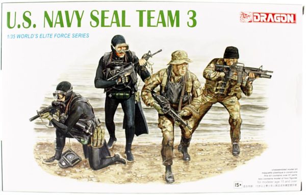 1/35 Amerikan Donanması Vietnam Seal Ekibi-3 Maketi, Dragon 3025