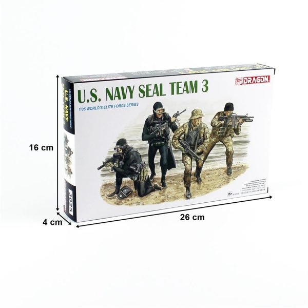1/35 Amerikan Donanması Vietnam Seal Ekibi-3 Maketi, Dragon 3025 - Görsel 4