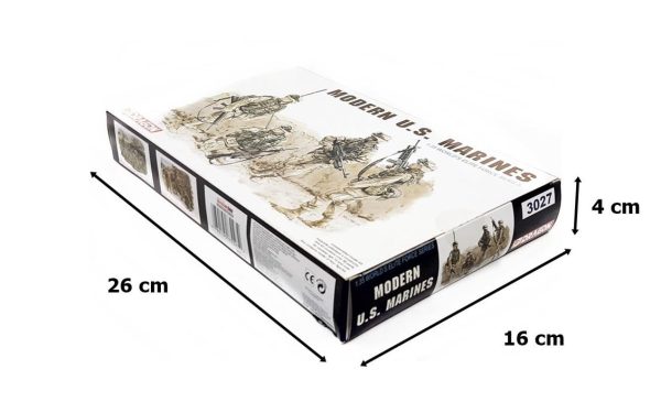 1/35 Modern ABD Deniz Piyadeleri Asker Figür Maketi, Dragon 3027 - Görsel 3