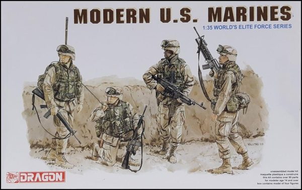 1/35 Modern ABD Deniz Piyadeleri Asker Figür Maketi, Dragon 3027