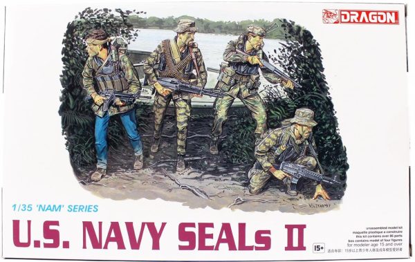 1/35 Amerikan Donanması Vietnam Seal Ekibi-2 Maketi, Dragon 3316