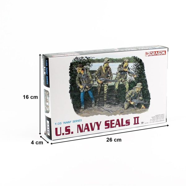 1/35 Amerikan Donanması Vietnam Seal Ekibi-2 Maketi, Dragon 3316 - Görsel 4
