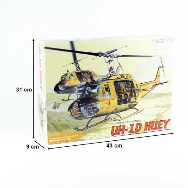 1/35 UH-1D Huey Helikopter Maketi, Dragon 3538 - Görsel 5