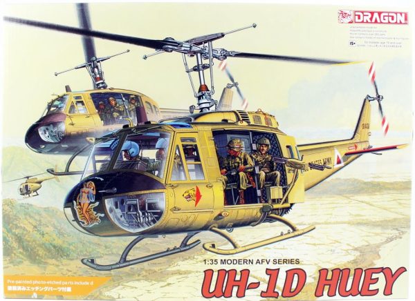 1/35 UH-1D Huey Helikopter Maketi, Dragon 3538