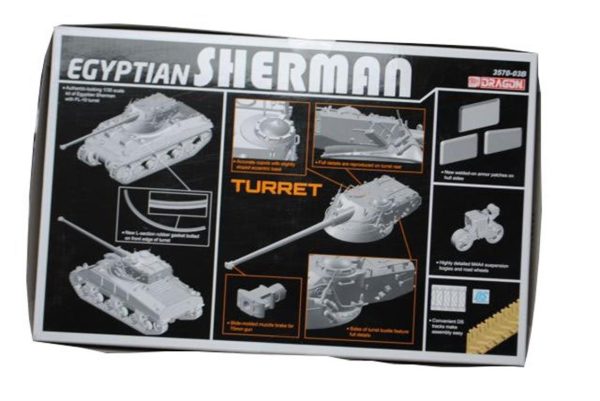 1/35 Mısır Sherman Tank Maketi, Dragon 3570 - Görsel 2