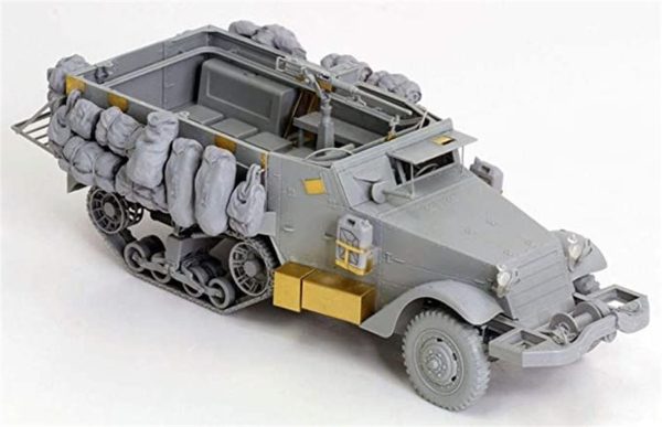 1/35 IDF M3 Yarı Paletli Havan Topu Taşıyıcı Maketi, Dragon 3597 - Görsel 4