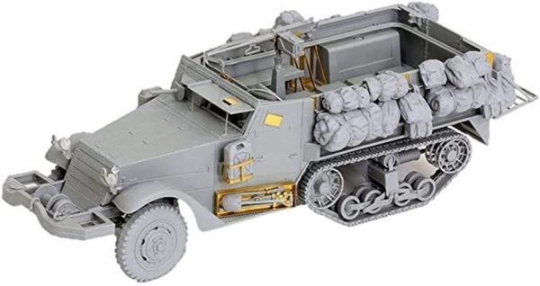 1/35 IDF M3 Yarı Paletli Havan Topu Taşıyıcı Maketi, Dragon 3597 - Görsel 3