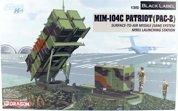1/35 MIM-104C Patriot Füze Sistemi M901 Maketi, Dragon 3604