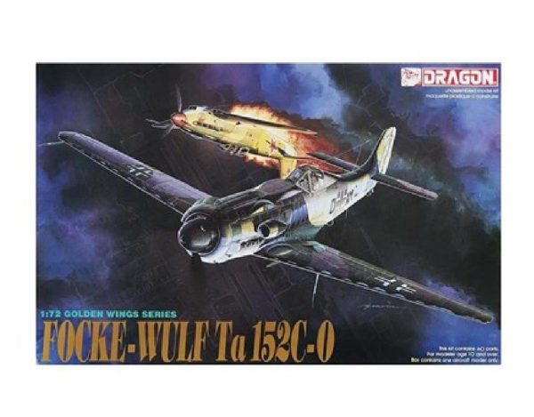 1/72 Focke-Wulf Ta152C-0 Savaş Uçağı Maketi, Dragon 5007