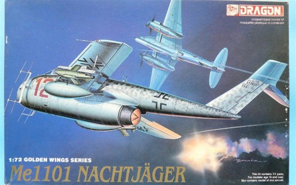 1/72 Messerschmitt P.1101' (Gece Avcısı) Savaş Uçağı Maketi, Dragon 5014