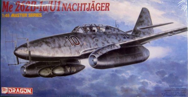 1/48 Messerschmitt Me262B-1a/U-1 (Gece Avcısı) Savaş Uçağı Maketi, Dragon 5519