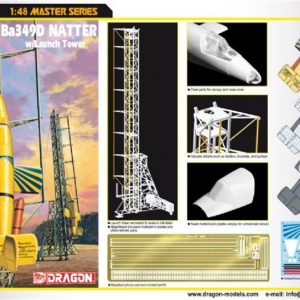 1/48 Bachem Ba 349D Önleme Uçağı (w/Launch Tower) Maketi, Dragon 5547