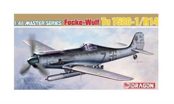 1/48 Focke-Wulf TA 152C-1/R14 Savaş Uçağı Maketi, Dragon 5573
