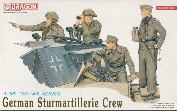 1/35 Alman Sturmartillerie Mürettebatı Asker Figür Maket Seti, Dragon 6029