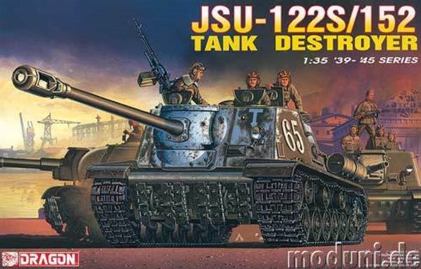 1/35 JSU-122S/152 Tanksavar Tankı Maketi, Dragon 6047