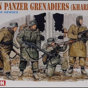 1/35 Alman Bombacılar (Kharkov 1943) Asker Figür Maketi, Dragon 6059